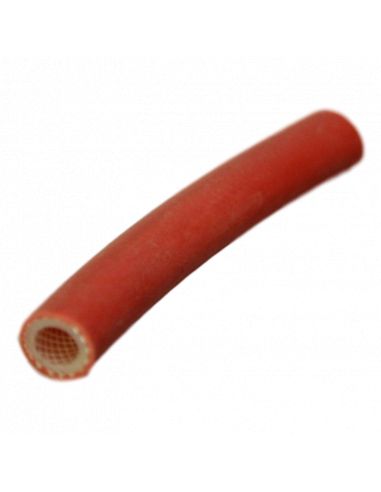 Slange rød armeret silikone